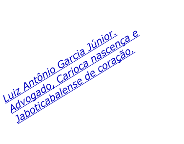 Luiz Antnio Garcia Jnior. Advogado, Carioca nascena e Jaboticabalense de corao.